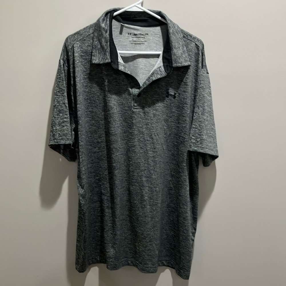 Under Armour Men's Gray Polo Shirt